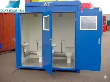 Container nhà vệ sinh 10 feet 2 toilet