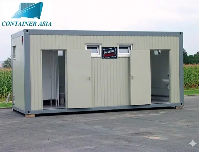 Container toilet 20 feet